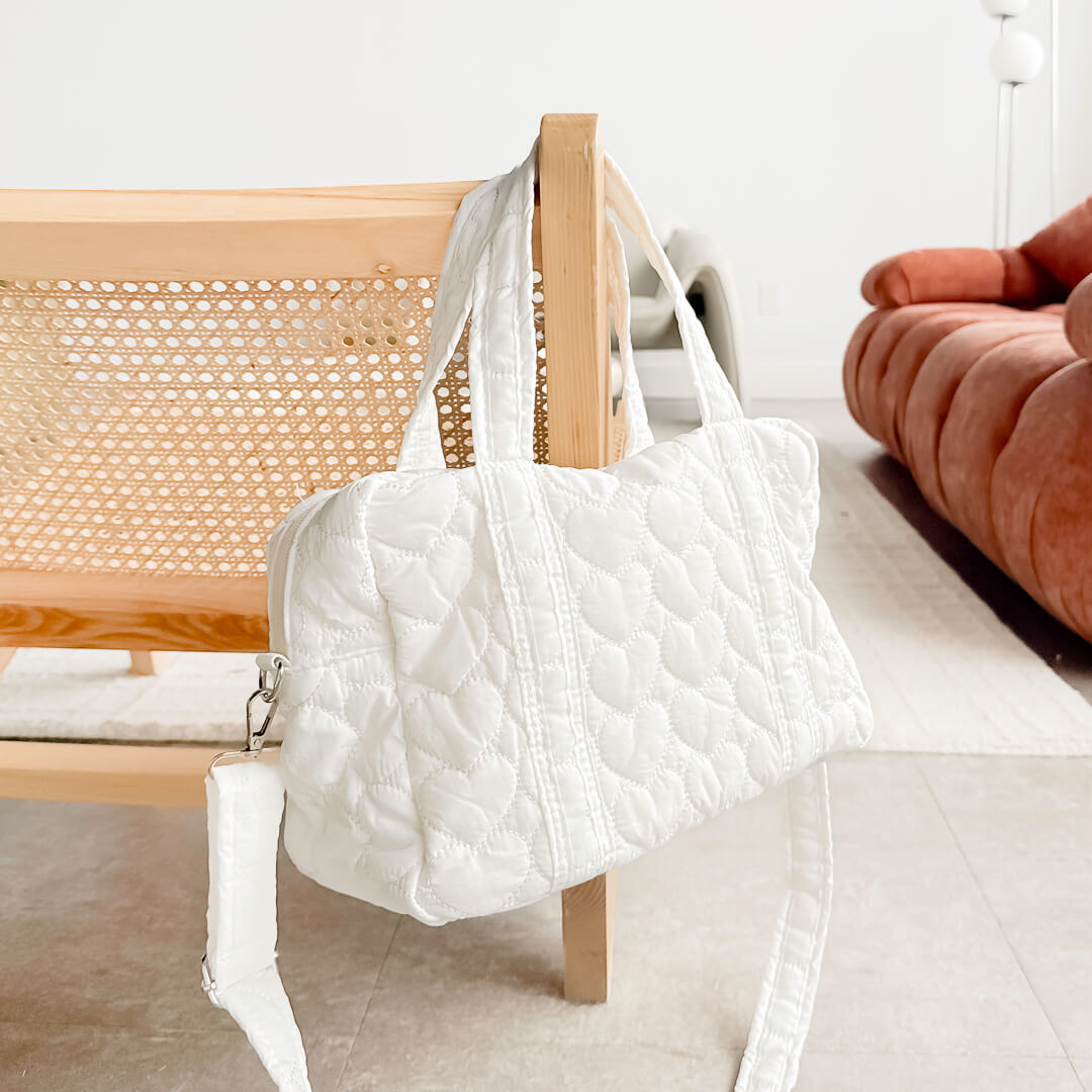 Lucy Heart Quilted Bag