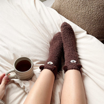 Teddy Bear Fuzzy Socks Pack
