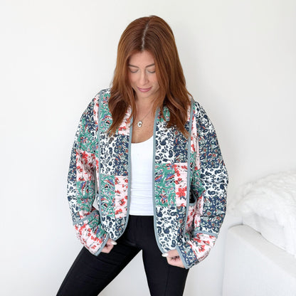 Hazel Patchwork Quilted Jacket
