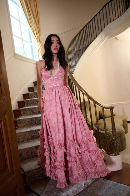 Persephone Halter Maxi Dress