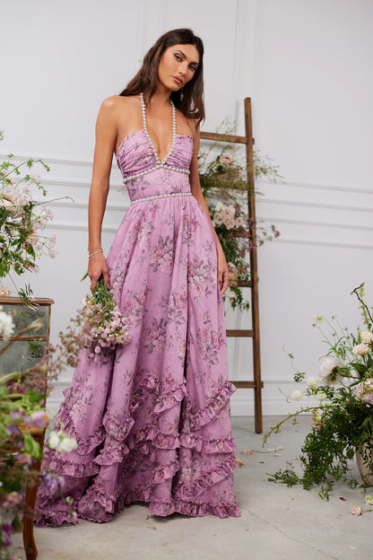 Persephone Halter Maxi Dress