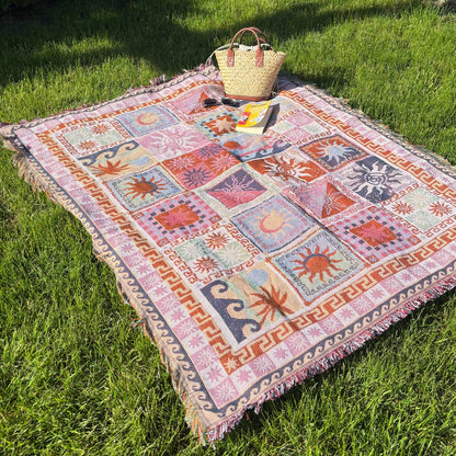 Boho Tapestry Throw Blanket