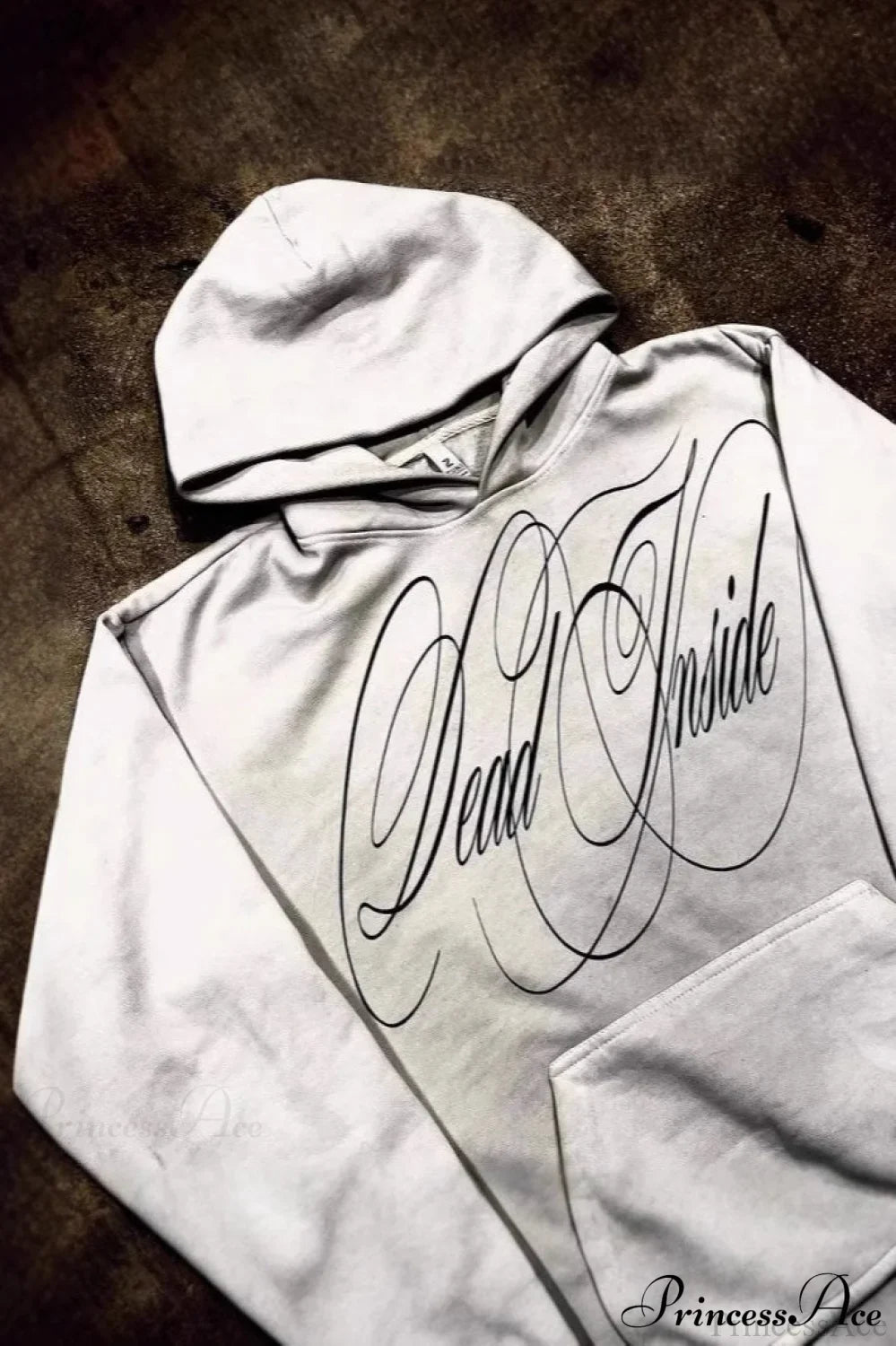 Y2K Gothic Street Vintage Print Hoodie