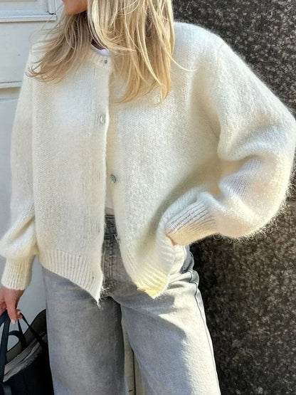Y2K Knit Casual Cardigan Jacket